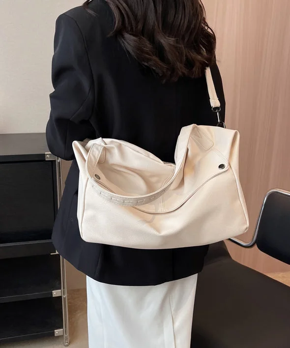 New multifunctional crossbody bag in coffee color, large capacity