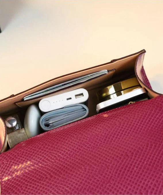 Elegant pink solid crossbody women &amp; handbag, durable.