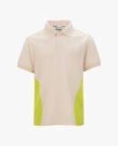 Men's polo shirt with short sleeves and printed collar