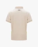 Men's polo shirt with short sleeves and printed collar
