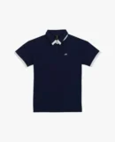 Court men's polo shirt with short sleeves