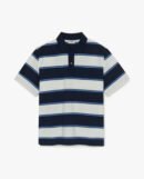 Varsity Stripe Overfit unisex polo shirt