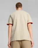 Men's round neck short sleeve printed front t-shirt