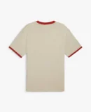 Men's round neck short sleeve printed front t-shirt