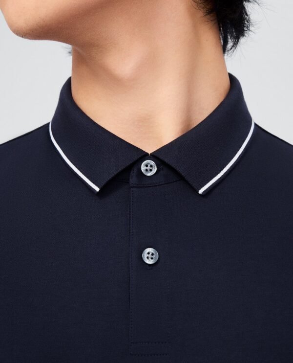 Men's polo shirt with short sleeves, personalized embroidery - Image 3