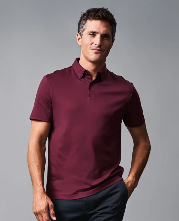 Smart-L Men's Casual Short Sleeve Polo Shirt