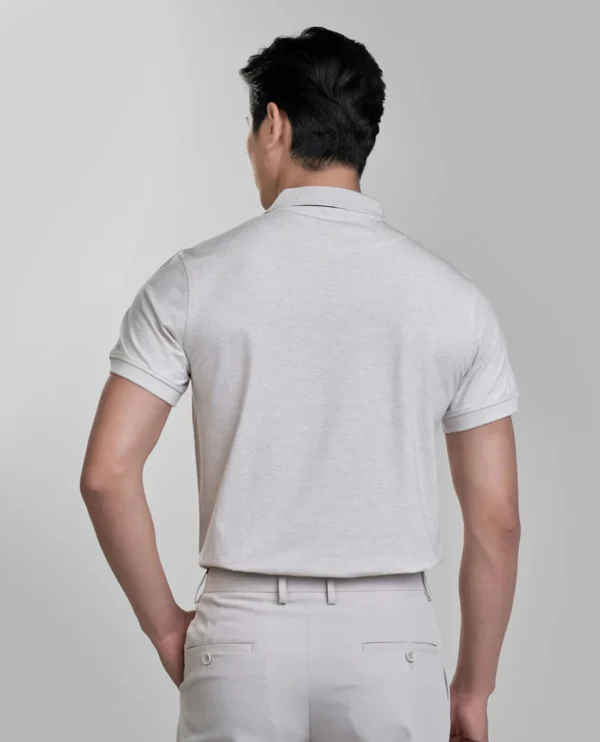 Fashionable short sleeve polo shirt for office - Image 3