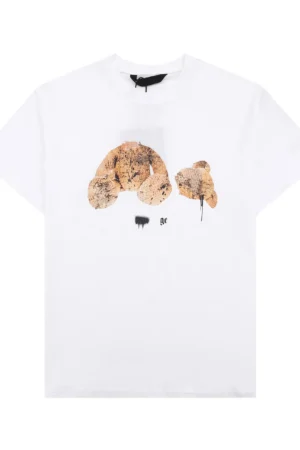 Oversized Graphic Tee Unisex: Designer Tide T-Shirt with Laminated Chest Letter Print, 100% Pure Cotton Short Sleeve Casual Top