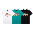 Oversized Graphic Tee Unisex: Designer Tide T-Shirt with Laminated Chest Letter Print, 100% Pure Cotton Short Sleeve Casual Top